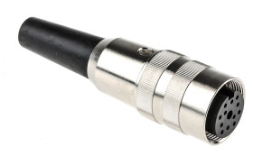 Gniazdo Din 12 -pinowe Żeński Montaż na kablu M16 60 V AC