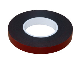 Dwustronna taśma piankowa grubość 1.1mm szerokość 19mm RS PRO Czarny długość 11m