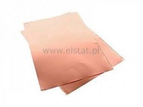 Folia miedziana arkusz 20x50cm, grubość 0.1mm