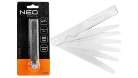 Szczelinomierz 26 Listków (0,04-0,63Mm) 65Mn Stal Nierdzewna 11-190