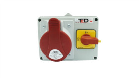 Rozdzielnica Budowlana 32A/5P + Wyłącznik 0-1 06.306