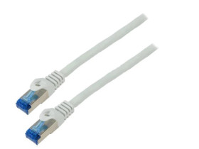 PCF6A-10CC-1000-S Patch cord S/FTP 6a linka CCA LSZH szary 10m 26AWG Żyły: 8