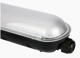 Oprawa liniowa hermetyczna LED line LINKER 40W 4000K 120cm 150lm/W 6000lm czarna IP65 atest PZH TUV 5 lat gwar.