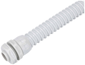 Wąż spiralny Fränkische Rohrwerke TCXG-20.30, 20 mm (max), szary, 30 m
