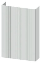 OSŁONA WOLNEGO POLA , MOCOWANIE NA WSPORNIKACH,195X700X63MM 8US1922-2EB00 /2 szt./