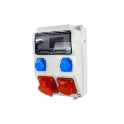 Rozdzielnica siłowa n/t 1x16A 5P 1x32A 5P 2x230V 9-mod. NBOX-9M.1 3678292 Next