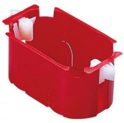 Puszka p/t regips 137mm 66x 48mm czerwony GW24245