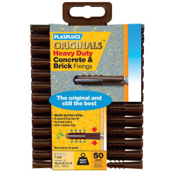 Plasplugs SBJP551CC SBJP551 Originals&#x2122; Heavy-Duty Fixings (Pack 50)