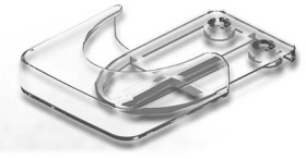 Wall mount, plastic, (L x W x H) 68.6 x 42.75 x 16.5 mm, transparent, MT8.0