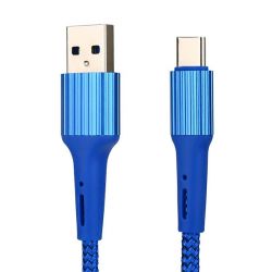 Przylacze micro USB - QC3.0 - 3.6A - Niebieski - 1m