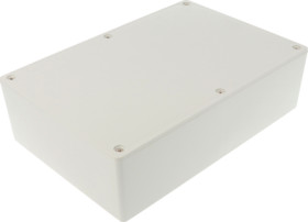 ABS enclosure, (L x W x H) 221 x 150 x 58 mm, light gray (RAL 7035), IP54, 1591XXFGY