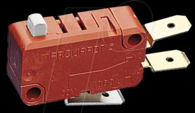 01085.0403-05 Snap-action switch, 16 A - 250 V ~ changer, socket connection