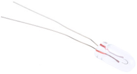 Oświetlenie wskaźnika 6 V Przyłącze przewodowe bezbarwna 5 lm RS PRO rozmiar T1 3/4