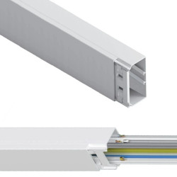 Korytko na kable Listwa Kanał Elektroinstalacyjny 60x150x2000mm 2m Zielonka