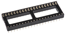 Podstawka DIL 2.54mm Pitch 15.24mm Row Spacing 40-pinowe, Przewlekany Formowany Pin, 1A ASSMANN WSW