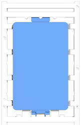 Tabliczka znamionowa Weidmüller CC-DT 85/54 K MC NE BL 2737750000, 10 szt.