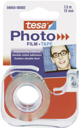 Tesa Photo Tape 7,5 m x 12 mm + Dispenser (D x S) 7.5 m x 12 mm tesa 56663-00002-00 przeźroczysty Photo Zawartość: 1 ze