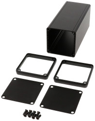 Hammond Electronics 1455CS1201BK Obudowa uniwersalna, (D x S x W) 120 x 54 x 54 mm, aluminium, 1 szt.