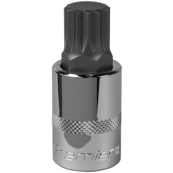 Sealey SBS019 Spline Socket Bit M18 1/2&quot;Sq Drive