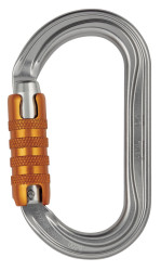 Karabińczyk Karabińczyk Aluminium, stal nierdzewnadł.: 11cm Petzl 22mm Potrójne działanie