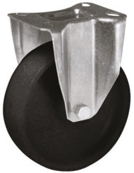 Koło samonastawne średnica kabla 100mm Płyta LAG 200kg wysokość całkowita 129mm