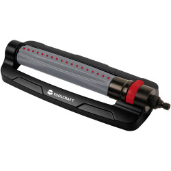 Toolcraft 1561111 Sprinkler 418 m&#xB2; Max Range Easy Adjustment Anti-Clog