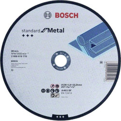 Bosch 2608619769 Metal Cutting Disc 180mm Aluminium Oxide Reliable