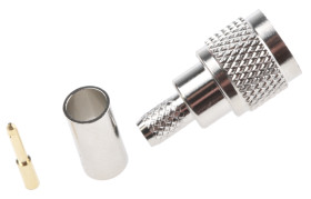 Złącze koncentryczne Montaż na kablu Męski 50Ω typ złącza Złącze UHF Połączenie zagniatane typ kabla RG58