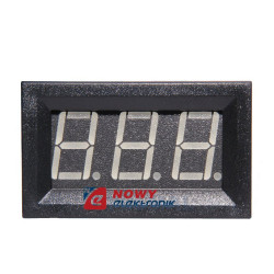 Miernik voltomierz 3-30V 2p tablicowy czerwony woltomierz