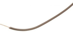 Przewód montażowy 0,5 mm² Brązowy RS PRO PVC 20 AWG dł. 100m 1/0,8 mm