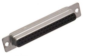 Gniazdo DB37 żeńskie proste na kabel