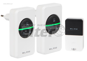 Dzwonek bezprzew. KINETIC DK-21 2x Odbiornik