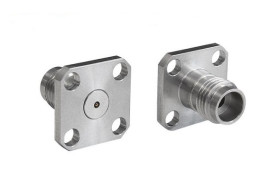 Złącze koncentryczne Montaż na kołnierzu Żeński typ złącza Złącze koncentryczne w okrągłej obudowie Podnośnik