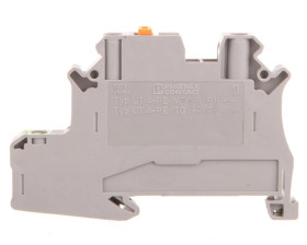 Złączka szynowa pomiarowa 3-przewodowa 4mm2 szara UT 4-PE/MT P/P 3046140 /50szt./