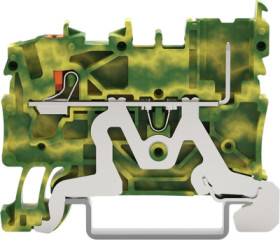 1-wire/1-pin PE basic terminal, push-in connection, 0.25-4.0 mm², 1 pole, green-yellow, 2222-1207/999-953