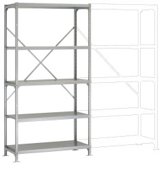 Manuflex RB2229 Moduł podstawowy regału 200 kg (S x W x G) 970 x 2000 x 300 mm stal cynkowany ocynkowany Podłoga metalow
