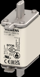 NH fuse NH00, 80 A, aR, 440 V (DC), 100 kA breaking capacity, 3NB1722-0KK10