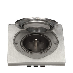 Hermetyczne gniazdo elektryczne. IP55 stal nierdzewna OR-AE-1397