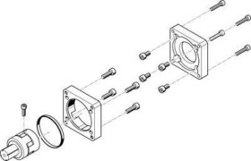 Zestaw osiowy FESTO EAMM-A-K62-80G 557992