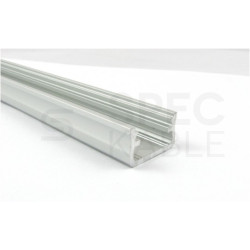 Profil aluminiowy LED natynkowy prosty 2,02m 16x9,3mm srebrny anodowany Typ A LUMINES