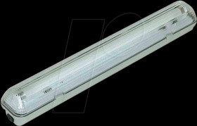 OPT 6735 LED-Tube-Fixture, 18 W, 1400 lm, 6000 K, 128.5 cm, IP65, 1 flame