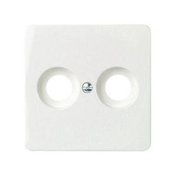 ELSO 503614 Płyta centralna ELSO 503614 podstawa anteny. 2 otwory, czysta biel 1 szt.