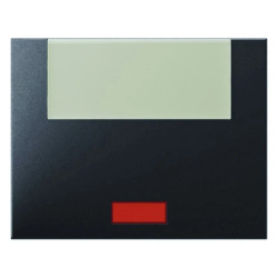 Klawisz z 5 dołączonymi soczewkami i dużum polem opisowym antracyt mat lakierowany K.1 14967006