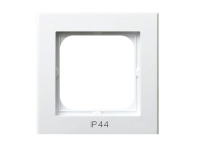 SONATA STANDARD Ramka 1 pojedyncza do wyłączników IP44 biały RH-1R/00 OSPEL