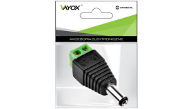 Wtyk Dc 2,1/5,5 Z Szybkozłączem Vayox Pak. - 100Szt.