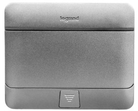 Pop-up Puszka podłogowa 100x122x61,2mm 4-modułowa aluminium 054011