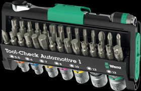 05049065001 Bits-Sortiment mit Ratsche + Nüssen, Tool-Check Automotive, 38-t