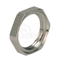 Nakrętka zabezpieczająca M63x1.5, mosiądz niklowany, 8300.63.1