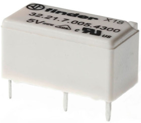 Relay, 1 Form C (NO/NC), 24 V (DC), 2.88 kΩ, 6 A, 220 V (DC), 400 V (AC), monostable, 32.21.7.024.4000