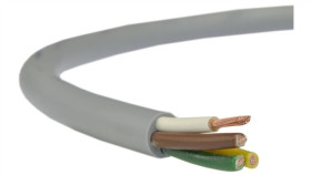 Przewód Sterowniczy Liyy 300/300V 4X0,25 Szary Linka Technokabel /200M/